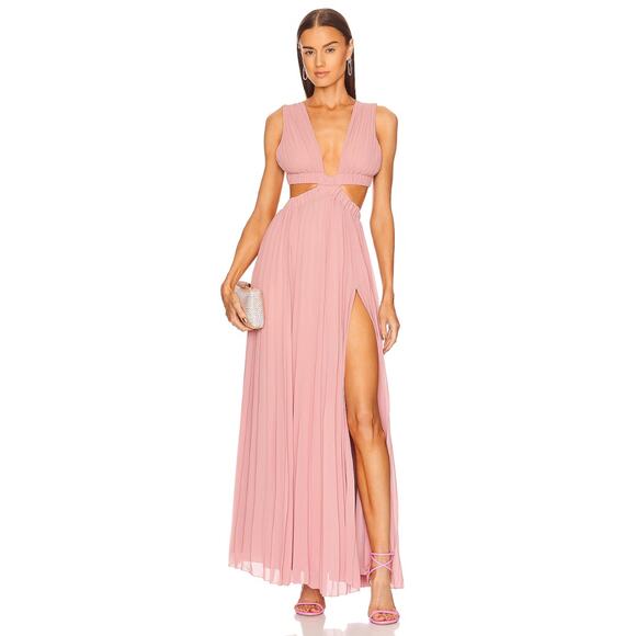Michael Costello Dresses & Skirts - Michael Costello x REVOLVE Marcella Gown in Mauve NWOT Size Small